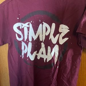 Simple plan shirt